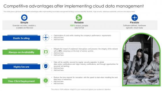 Data Management And Competitive Advantages After Implementing Cloud Data Management