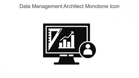 Data Management Architect Monotone Icon In Powerpoint Pptx Png And Editable Eps Format