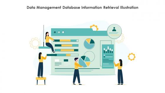 Data Management Database Information Retrieval Illustration
