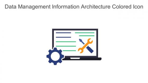 Data Management Information Architecture Colored Icon In Powerpoint Pptx Png And Editable Eps Format