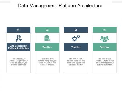 Data management platform architecture ppt powerpoint presentation visual aids portfolio cpb