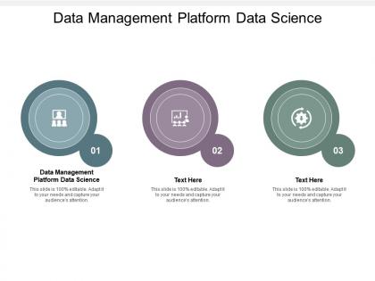 Data management platform data science ppt powerpoint presentation outline example cpb