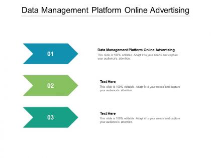 Data management platform online advertising ppt powerpoint presentation portfolio elements cpb