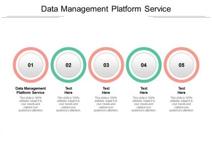 Data management platform service ppt powerpoint presentation show design inspiration cpb