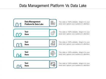 Data management platform vs data lake ppt powerpoint presentation inspiration templates cpb