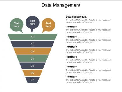 Data management ppt powerpoint presentation infographics file formats cpb