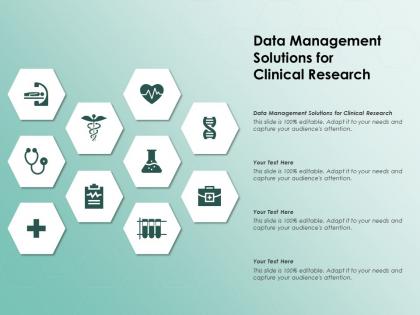 Data management solutions for clinical research ppt powerpoint presentation layouts