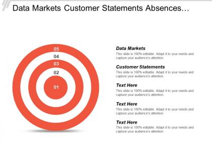 Data markets customer statements absences vacation timesheet information