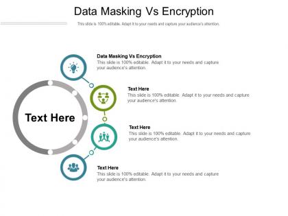 Data masking vs encryption ppt powerpoint presentation gallery graphics download cpb
