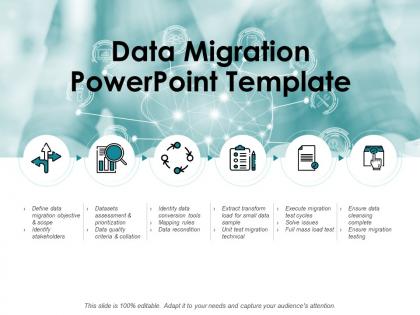 Data migration powerpoint template technology ppt powerpoint presentation show topics