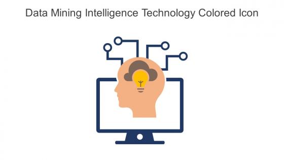 Data Mining Intelligence Technology Colored Icon In Powerpoint Pptx Png And Editable Eps Format