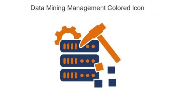 Data Mining Management Colored Icon In Powerpoint Pptx Png And Editable Eps Format