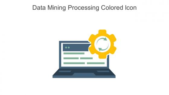 Data Mining Processing Colored Icon In Powerpoint Pptx Png And Editable Eps Format