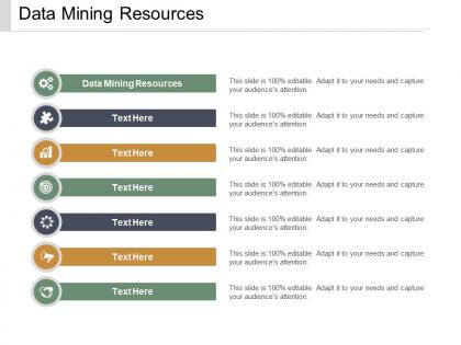 Data mining resources ppt powerpoint presentation gallery grid cpb