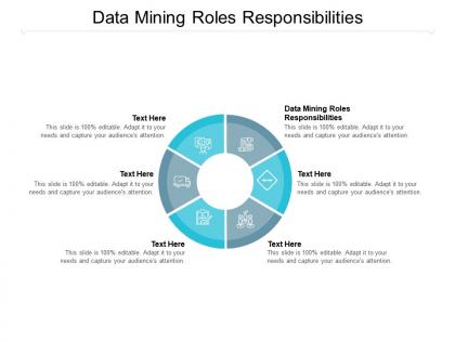 Data mining roles responsibilities ppt powerpoint presentation model information cpb