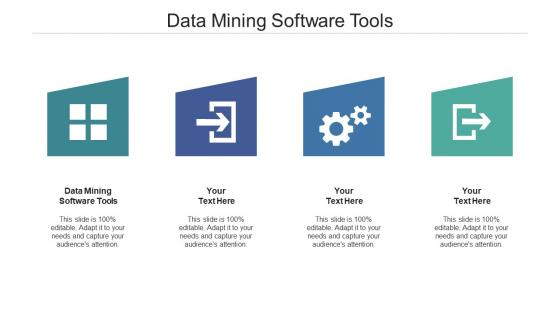 Data mining software tools ppt powerpoint presentation show clipart cpb