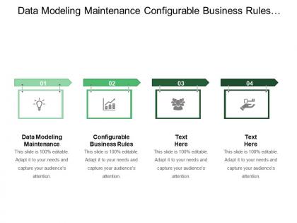 Data modeling maintenance configurable business rules best practices implemented