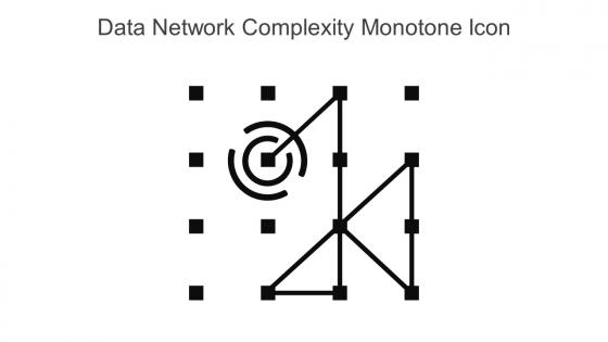 Data Network Complexity Monotone Icon In Powerpoint Pptx Png And Editable Eps Format
