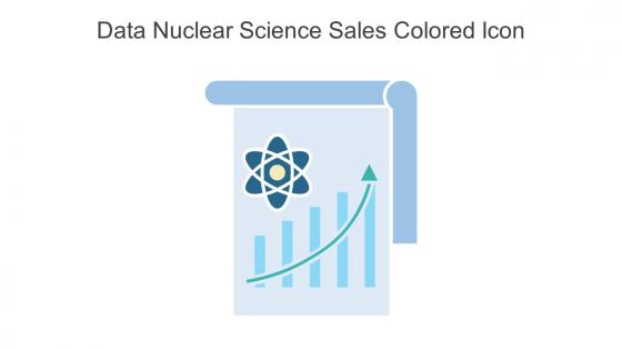 Data Nuclear Science Sales Colored Icon In Powerpoint Pptx Png And Editable Eps Format