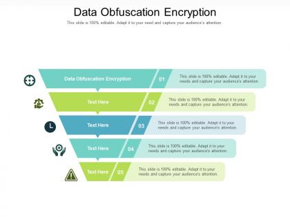 Data obfuscation encryption ppt powerpoint presentation inspiration picture cpb