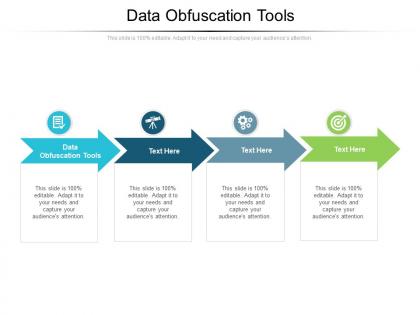 Data obfuscation tools ppt powerpoint presentation portfolio guide cpb