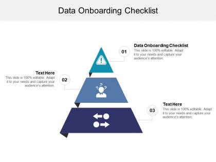Data onboarding checklist ppt powerpoint presentation slides example cpb
