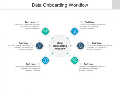 Data onboarding workflow ppt powerpoint presentation file template cpb