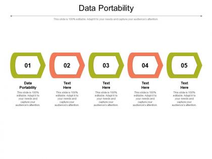 Data portability ppt powerpoint presentation portfolio graphics tutorials cpb