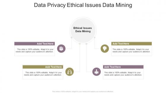 Data Privacy Ethical Issues Data Mining In Powerpoint And Google Slides Cpb