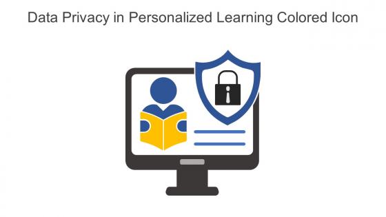 Data Privacy In Personalized Learning Colored Icon In Powerpoint Pptx Png And Editable Eps Format