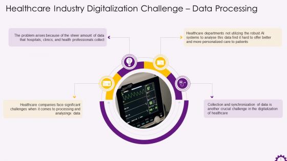 Data Processing As A Challenge In Digitalization Of Healthcare Industry Training Ppt