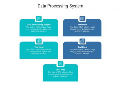 Data processing system ppt powerpoint presentation gallery templates cpb