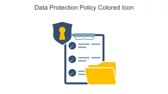 Data Protection Policy Colored Icon In Powerpoint Pptx Png And Editable Eps Format