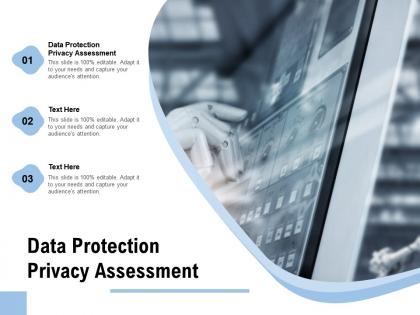 Data protection privacy assessment ppt powerpoint presentation layouts background cpb