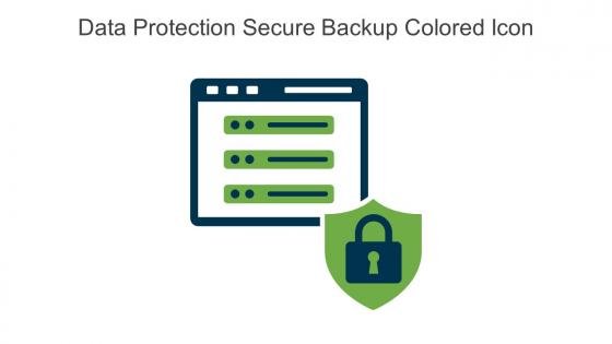 Data Protection Secure Backup Colored Icon In Powerpoint Pptx Png And Editable Eps Format