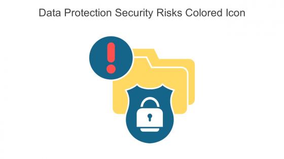 Data Protection Security Risks Colored Icon In Powerpoint Pptx Png And Editable Eps Format