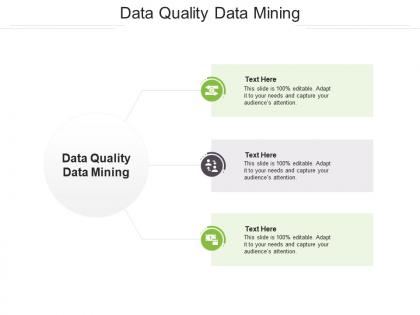 Data quality data mining ppt powerpoint presentation slides infographics cpb