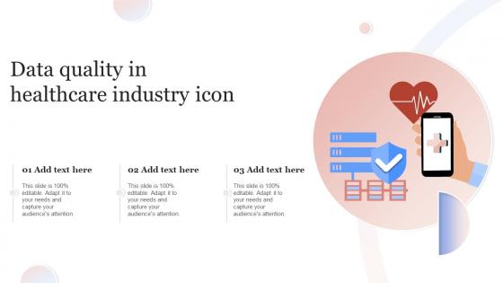 Data Quality In Healthcare Industry Icon