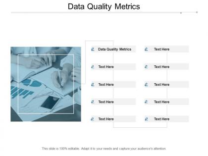 Data quality metrics ppt powerpoint presentation file slide cpb