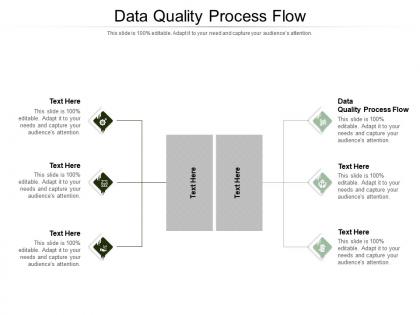 Data quality process flow ppt powerpoint presentation portfolio clipart images cpb