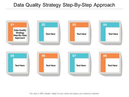 Data quality strategy step by step approach ppt powerpoint presentation styles aids cpb