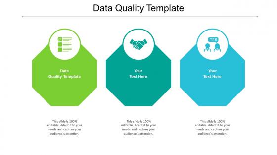 Data quality template ppt powerpoint presentation gallery design templates cpb