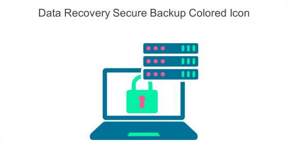 Data Recovery Secure Backup Colored Icon In Powerpoint Pptx Png And Editable Eps Format