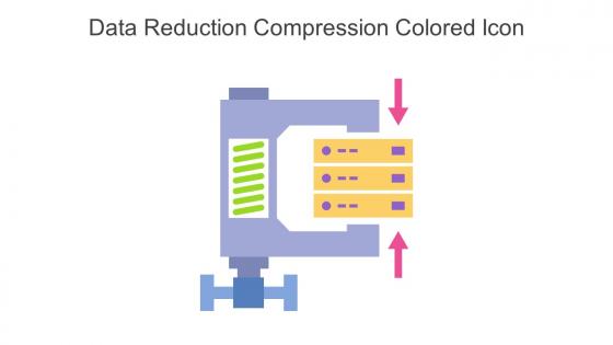 Data Reduction Compression Colored Icon In Powerpoint Pptx Png And Editable Eps Format