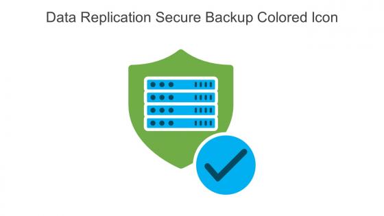 Data Replication Secure Backup Colored Icon In Powerpoint Pptx Png And Editable Eps Format