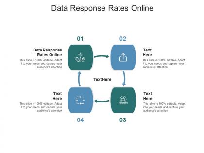 Data response rates online ppt powerpoint presentation styles maker cpb