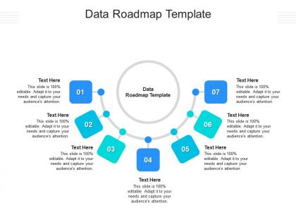 Data roadmap template ppt powerpoint presentation inspiration backgrounds cpb