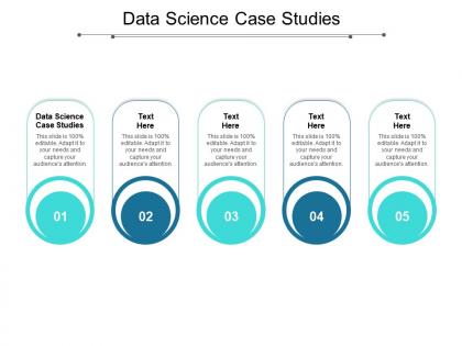 Data science case studies ppt powerpoint presentation icon infographics cpb