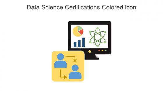 Data Science Certifications Colored Icon In Powerpoint Pptx Png And Editable Eps Format