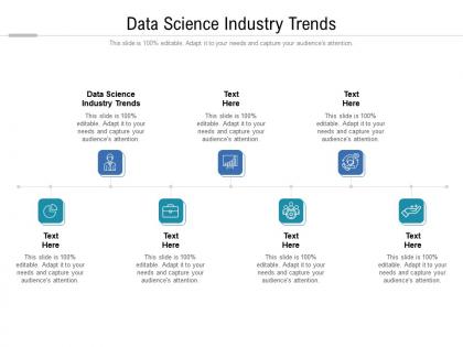 Data science industry trends ppt powerpoint presentation file themes cpb